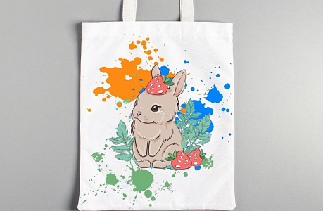 Мастер-класс по росписи сумки «Международный день кролика»