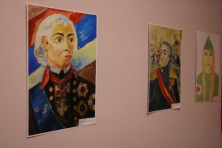 Выставка рисунков «Доблесть России»