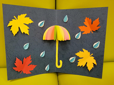 Мастер-класс «Зонтик с осенними листьями»